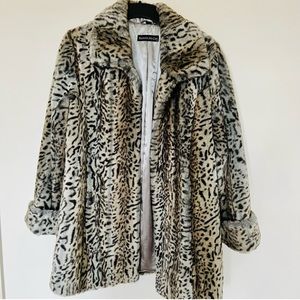 Pamela McCoy Faux Fur Coat